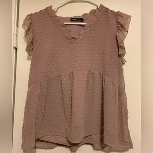 Lavender SHEIN Blouse Size 6/M